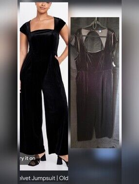 NWT Old Navy Velvet Jumpsuit